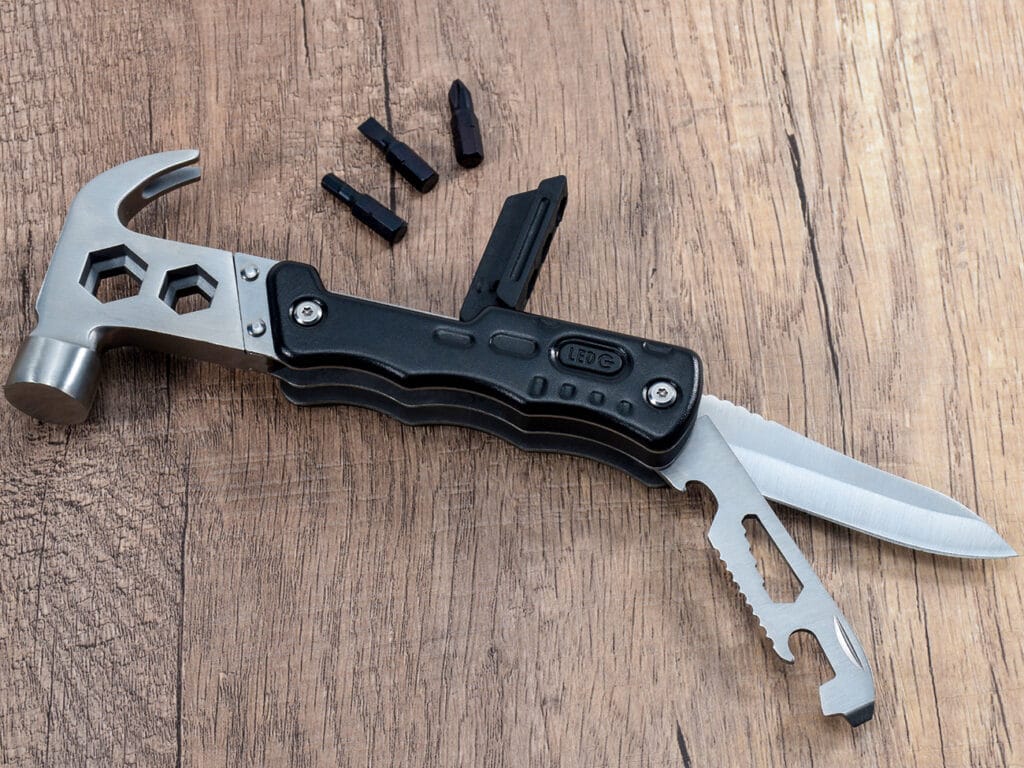 Aluminum Handle Hammer Multi Tool