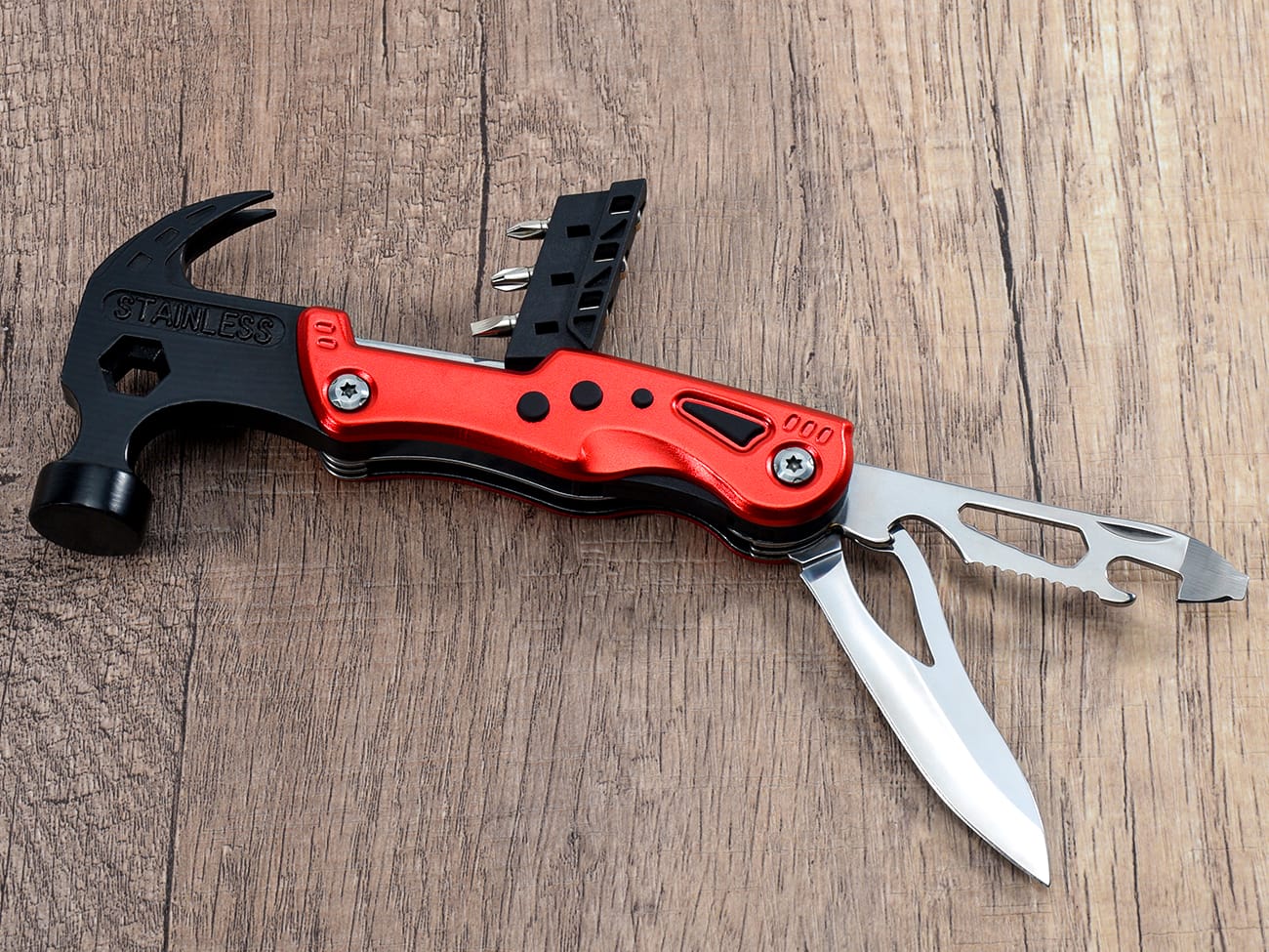 Hamer Multitool met aluminium handvat