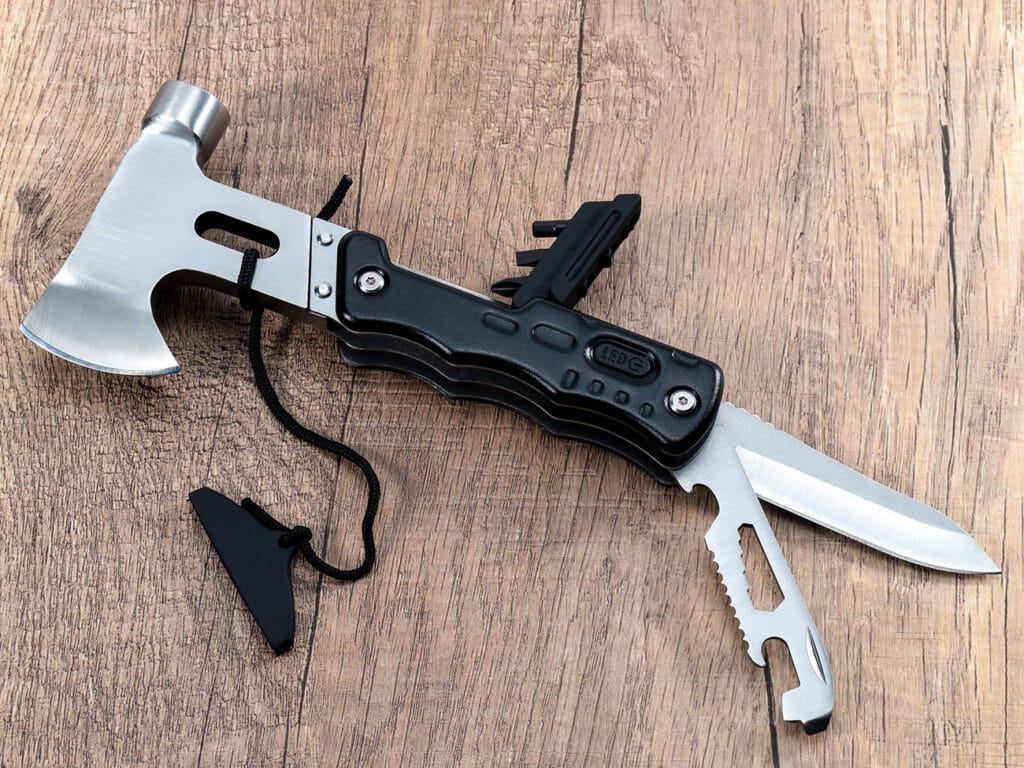 Multi Tool Axe with Aluminum Handle
