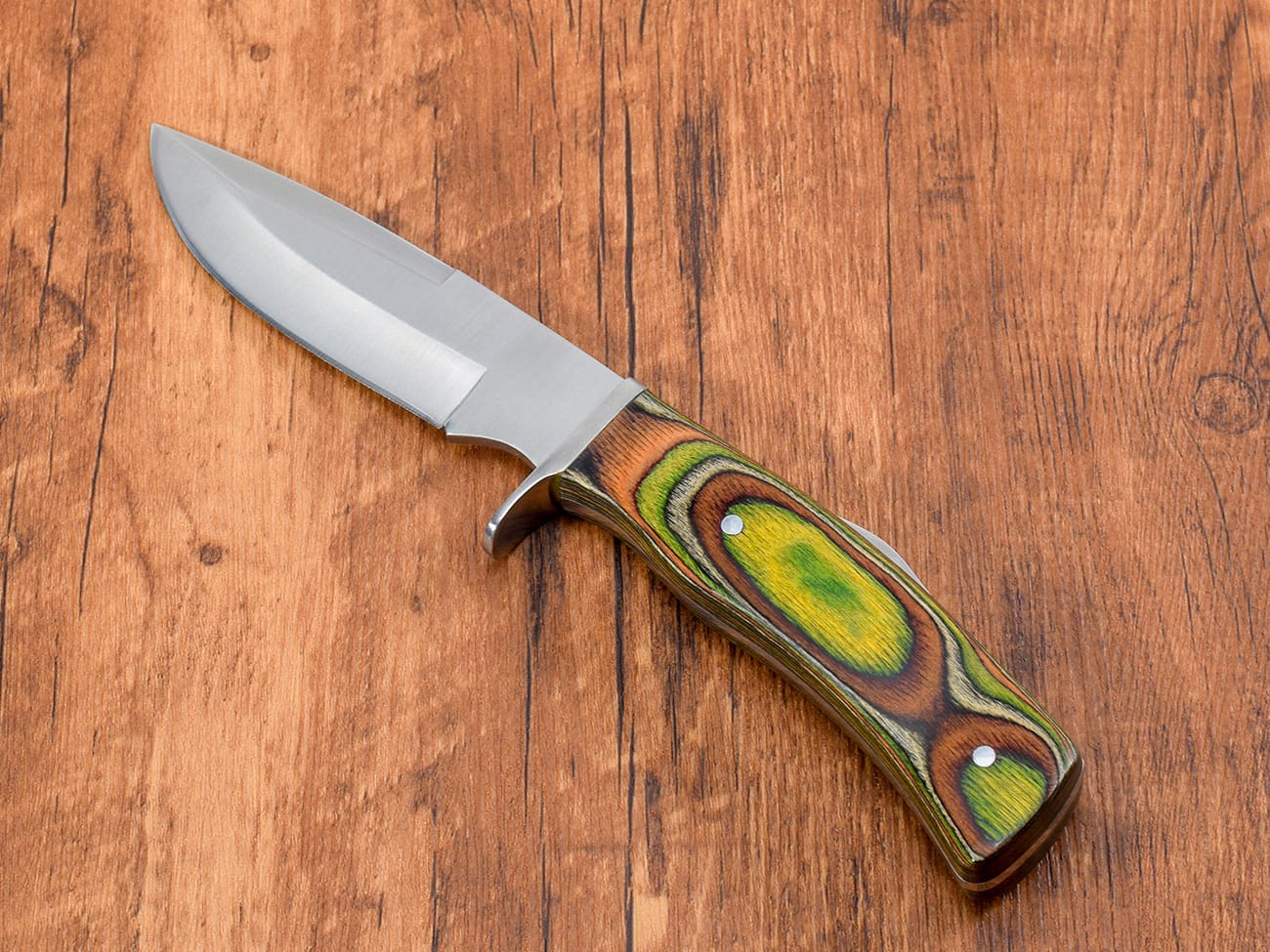 Coltello da caccia con manico in Pakkawood