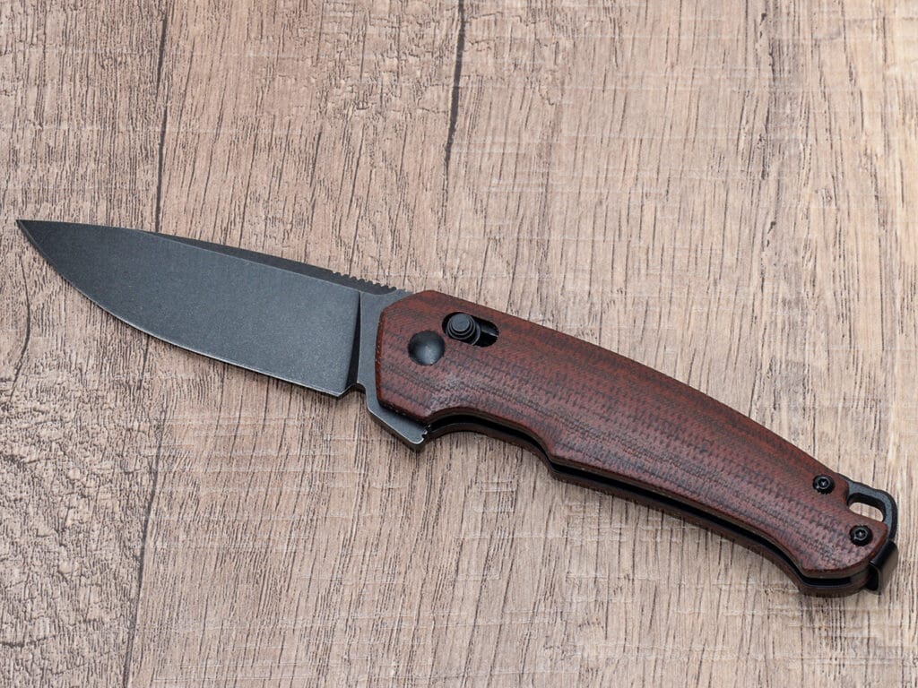 EDC kniv med Micarta håndtag